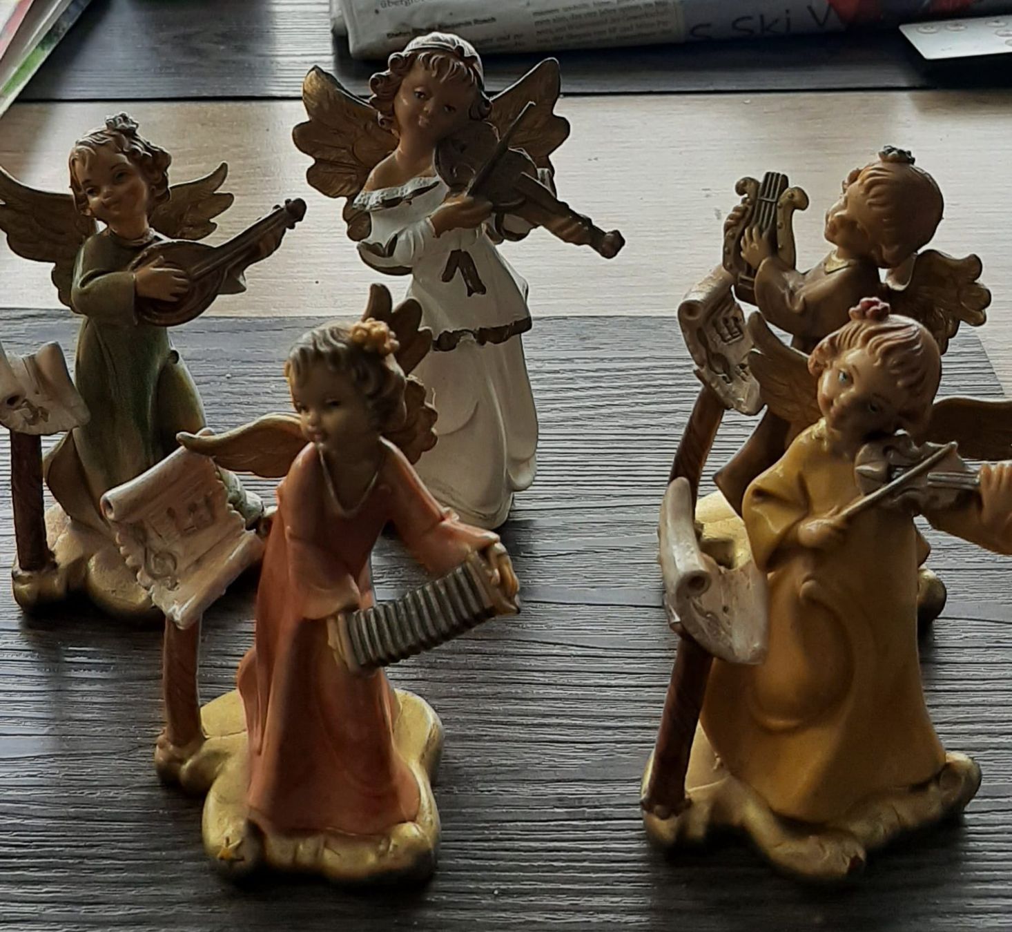 Statuette: Vier musizierende Engel + fünfter Gratis! – Usato da Emmenbrücke venduto da Excalibur08