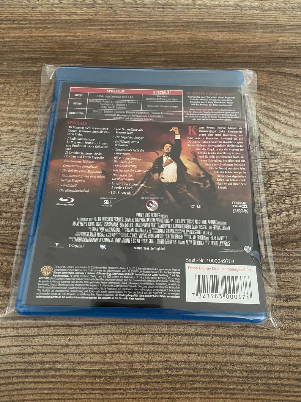 Tutti i DVDs: CONSTANTINE mit Keanu Reeves Blu-ray Top Zustand! – Usato da Hasle LU venduto da P89erni01 1