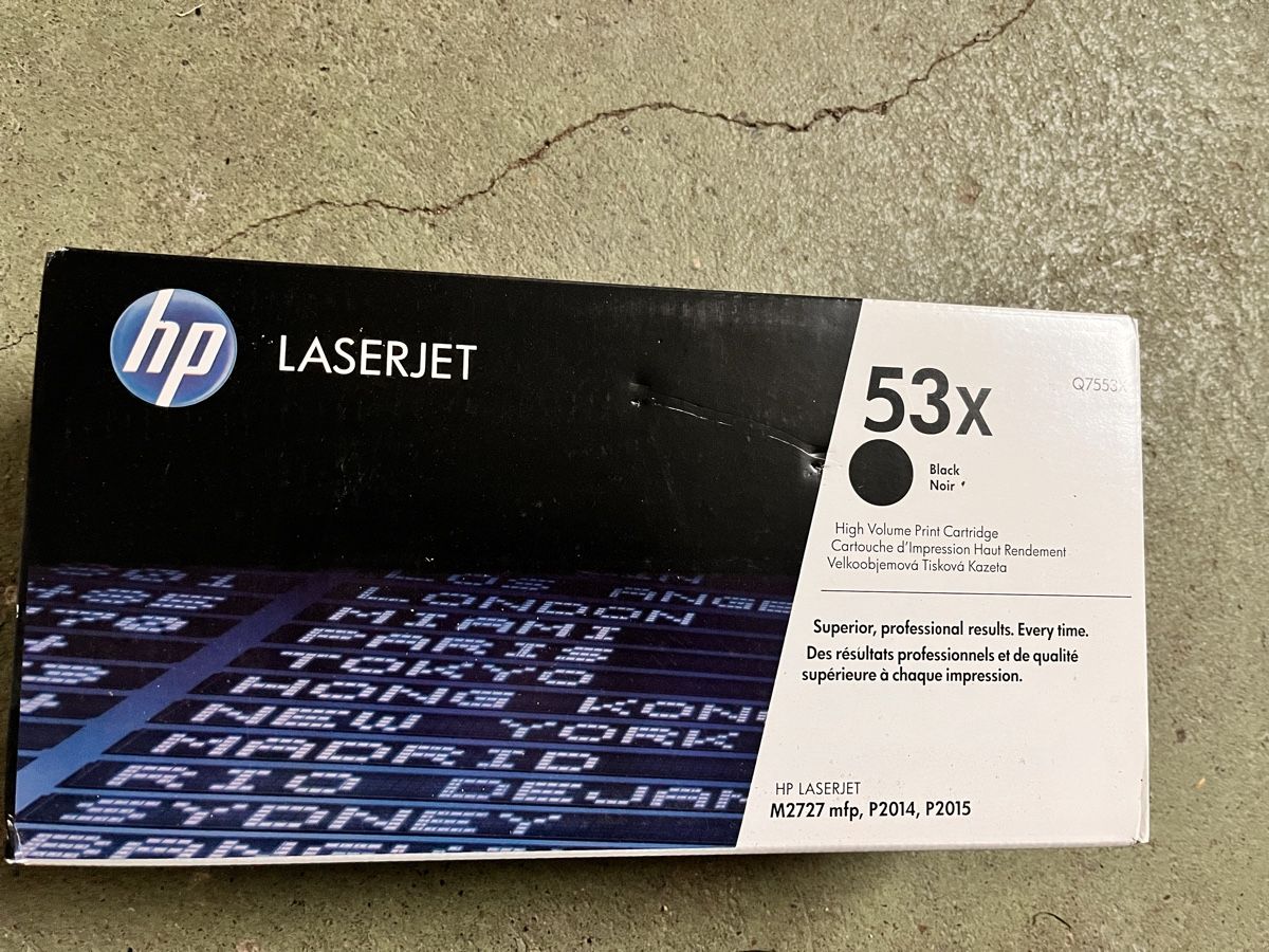 Hewlett Packard Druckerpatronen & Toner: HP 53X Toner schwarz – Neu und originalverpackt aus Dotzigen von White_Warrior