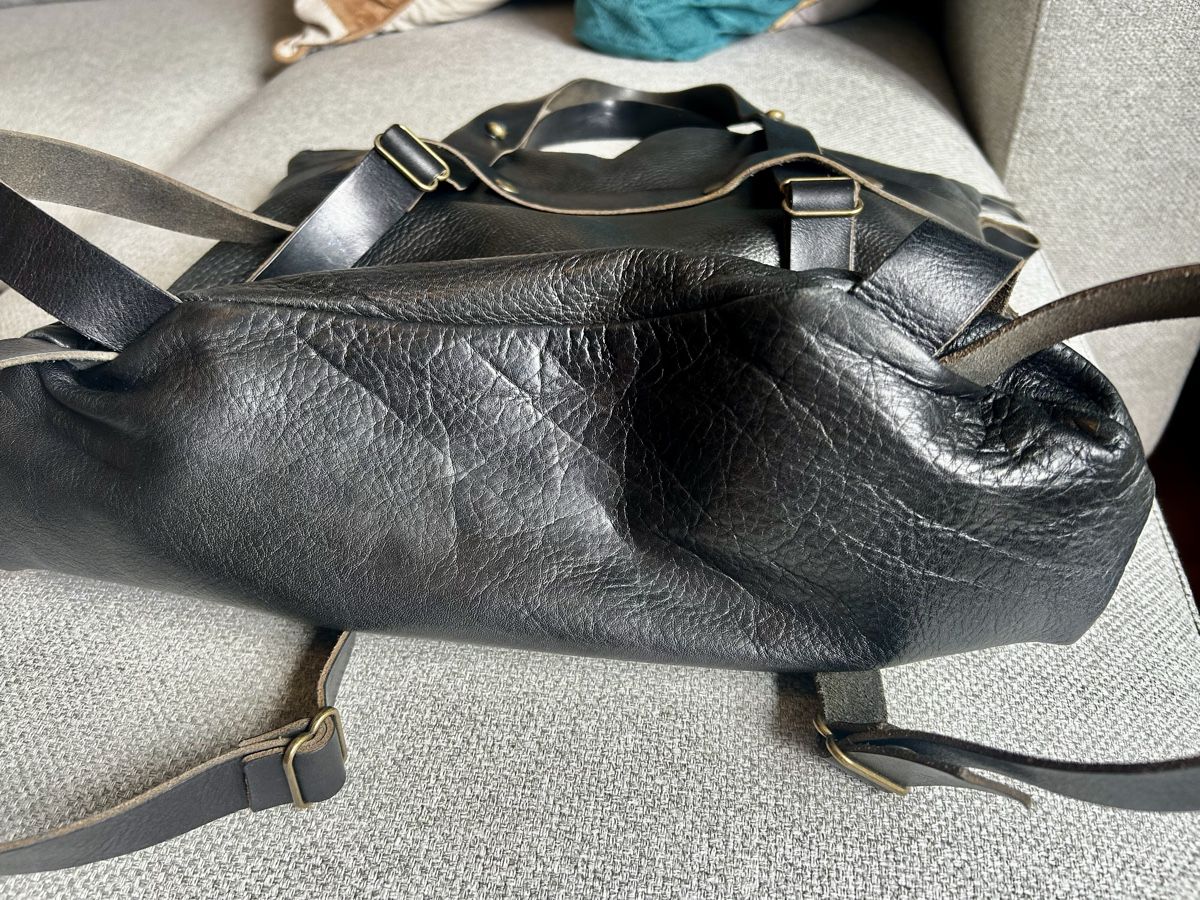 Rucksäcke: Ledertasche/Rucksack schwarz   – Gebraucht aus Zürich von cdu_8jxf 4
