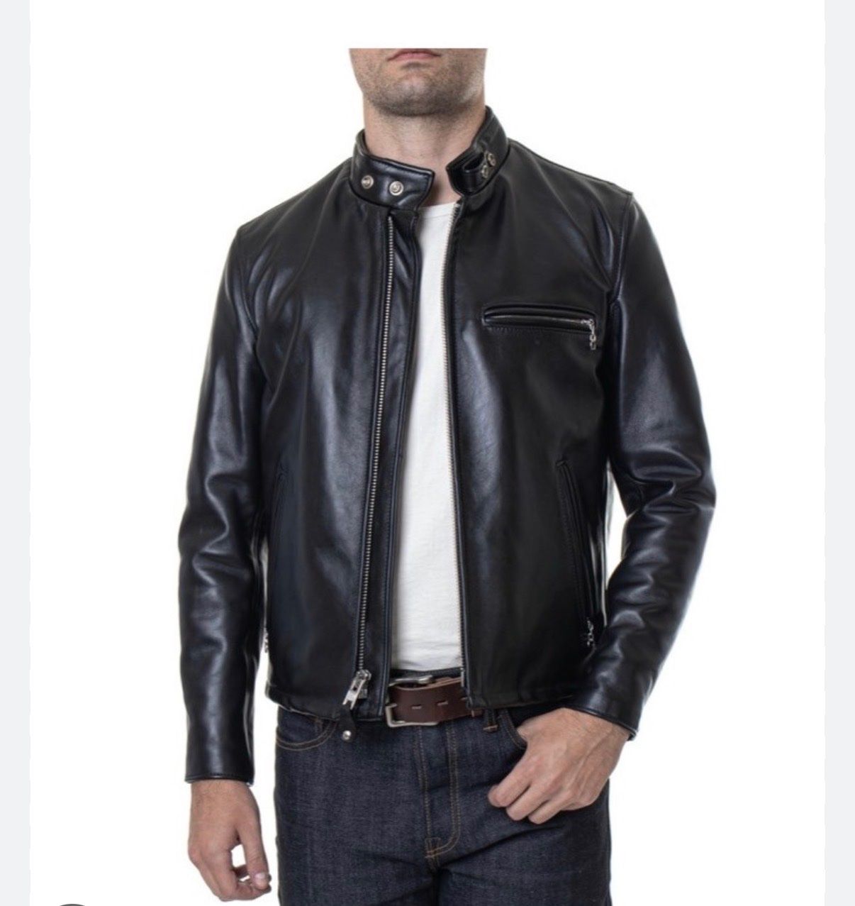 Schott Jacken: Schott 641HH Lederjacke – Neu (gemäss Beschreibung) aus St. Urban von pet_k296