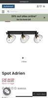 Spot Lamp + 3 new bulbs