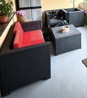 Gartenlounge Schwarz