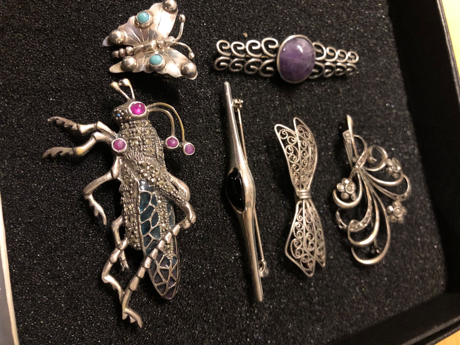 Altri gioielli: Schmuck Konvolut Broschen Silber diverses – Usato da Adliswil venduto da Tito088 3