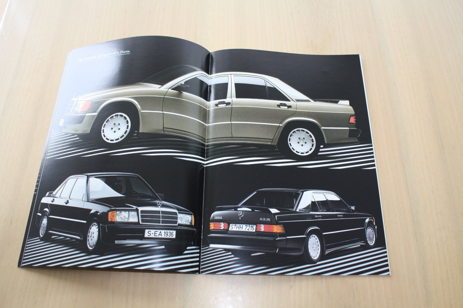 Mercedes-Benz Documenti: Mercedes 190 E 2.3-16 Prospekt - 11/1985 – Usato da Wikon venduto da erwin400 5