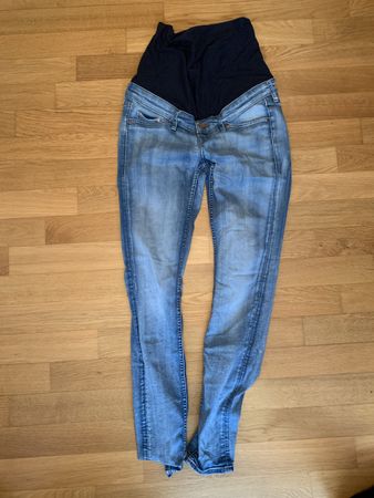 H&M Mama Jeans, Skinny High Rib, Gr. 36, Top Zustand!