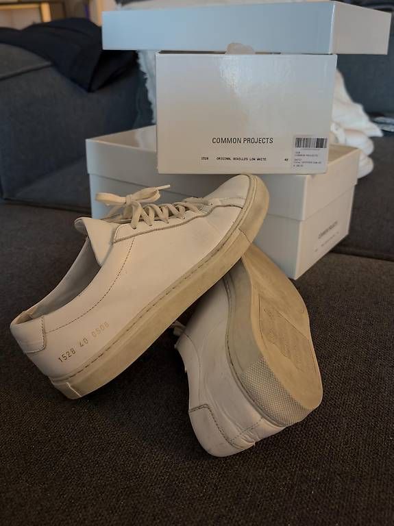 Scarpe da uomo: Common Projects Original Achilles Low  Weiss  Gr. 40 – Usato da Aarau venduto da Alegua 2