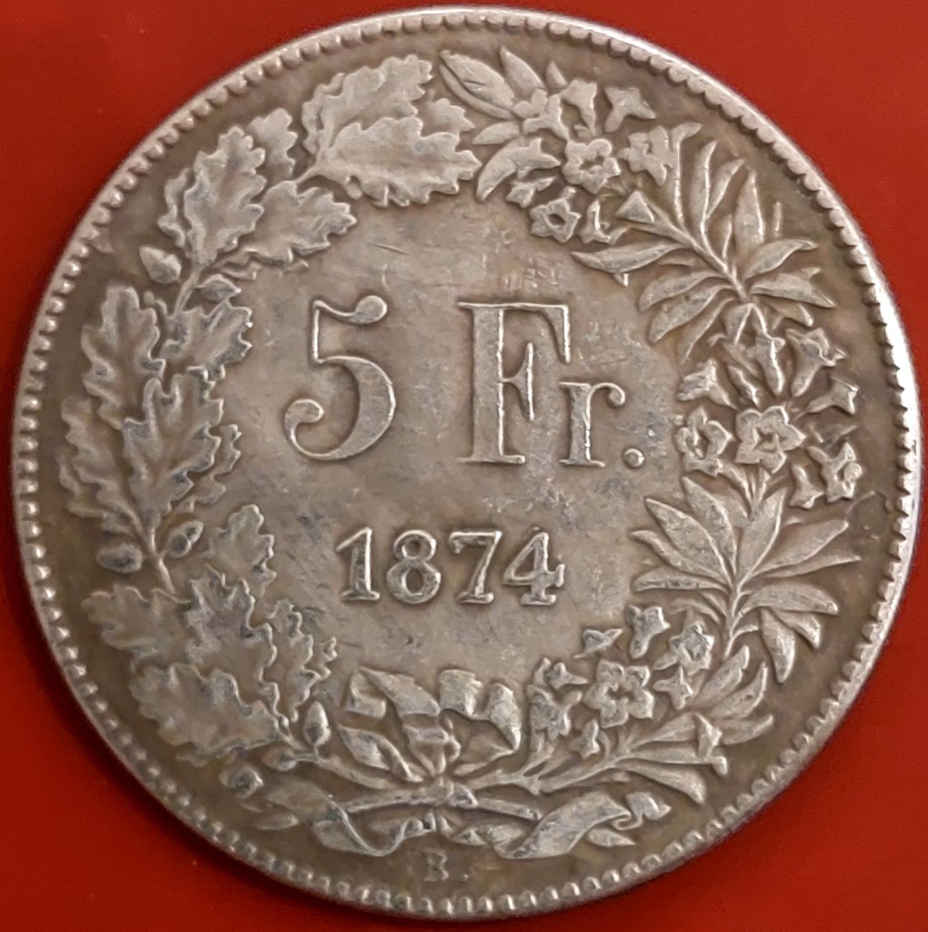 Tutti le monete: 5 Franken 1874  B. (Replica) – Usato da Arch venduto da repros