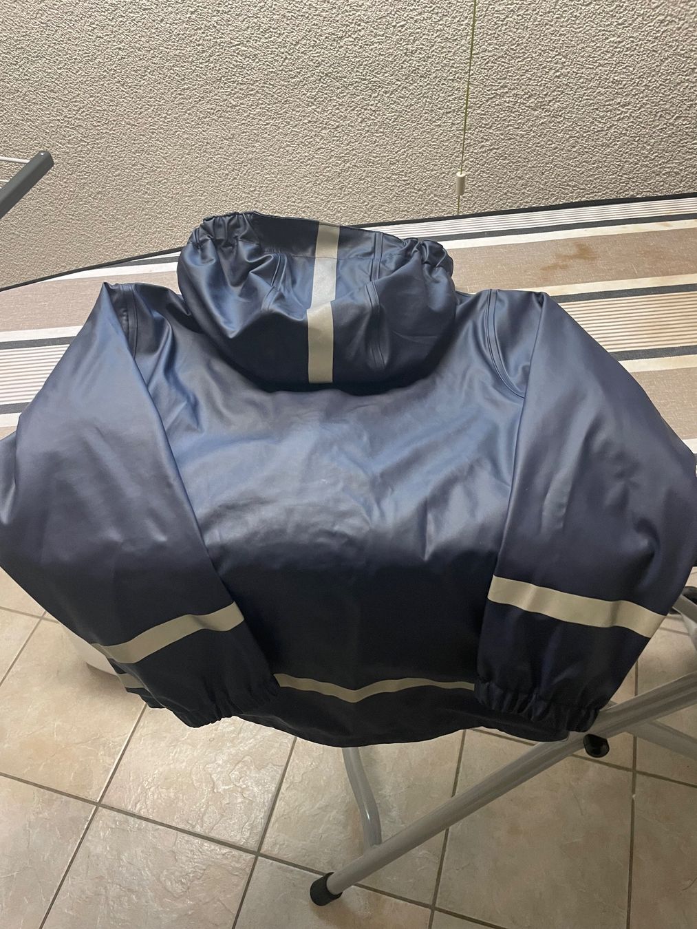 Giacche & Cappotti: Regenjacke +Hose122/128 blau waterproof – Usato da Pfeffingen venduto da Purzzeli 1