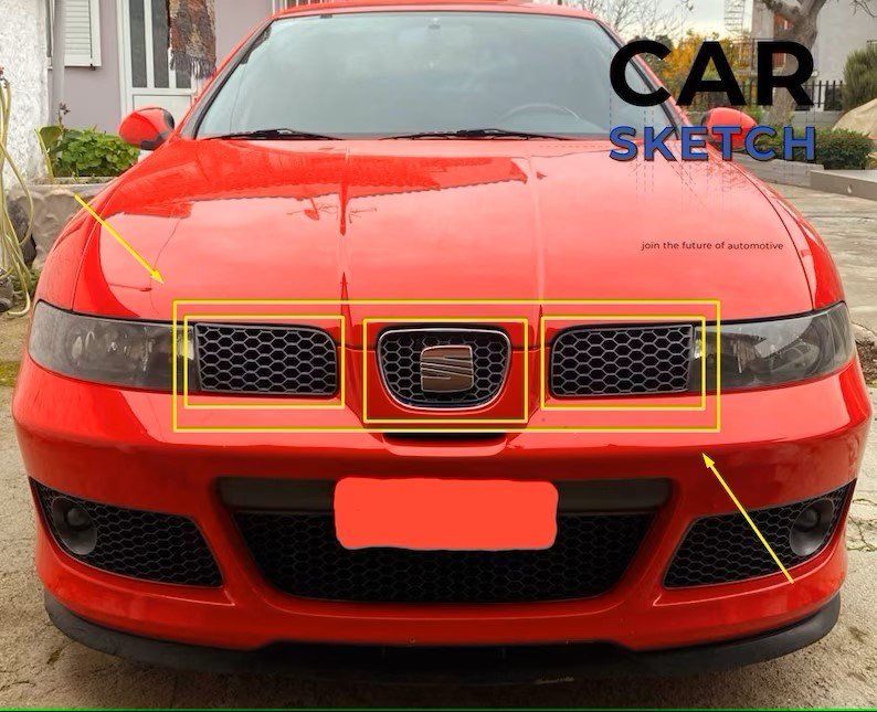 Seat Leon 1M Cupra 99'-05' Vordere Wabengrill | Kaufen auf Ricardo