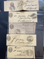Schweiz 1891-96 Streifbänder aus Firmenarchiv