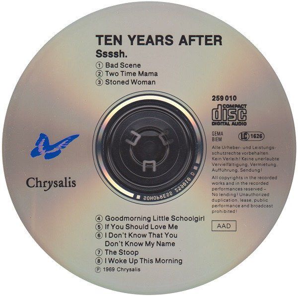 CD: Ten Years After – Ssssh. - Vergriffen - b – Usato da Brittnau venduto da Zibu 4