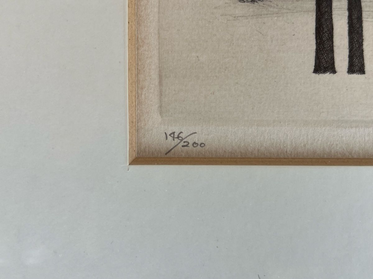 Stiche: Zwei Kupferstiche von Shigeru Kimura – Gebraucht aus Zürich von juergarno 8