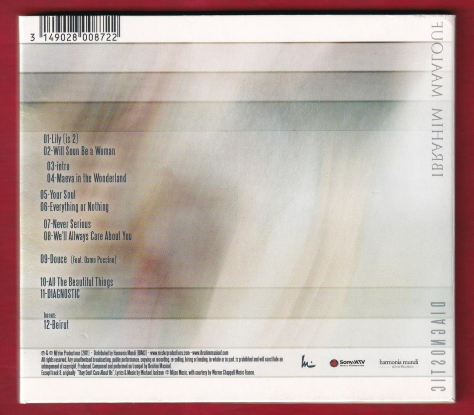 CD: Ibrahim Maalouf - Diagnostic (CD) – Usato da Zürich venduto da Pfluftl2000 1