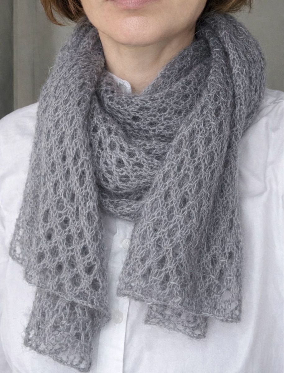 Foulards & écharpes: Häkelschal Durchbrochener Schal handgestrickt – Neuf (Voir description) à Buchrain par nat_pl5p