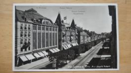 Carte postale ancienne La Chaux-de-Fonds Rue Léopold R