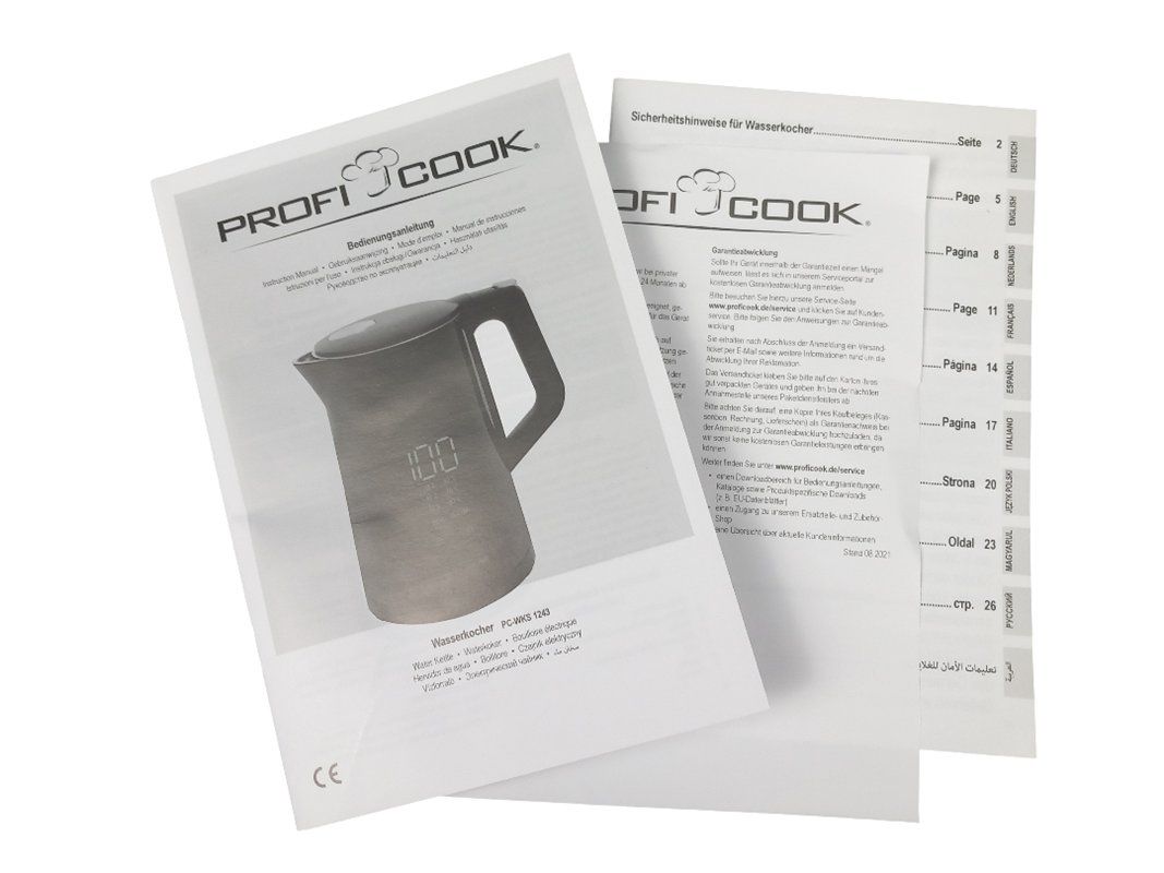 Bollitori: Wasserkocher PROFI COOK PC-WKS 1243 – Usato da Hünenberg venduto da Restwert_Zug 4