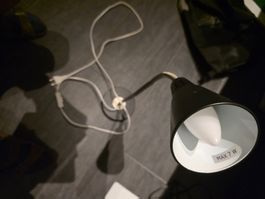 Schreibtischleuchte schwarz mit Schalter gebraucht