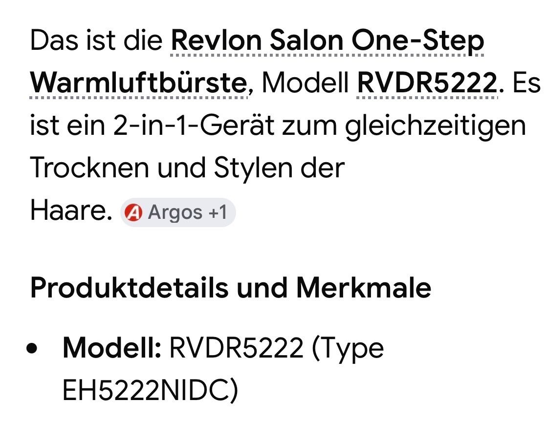 Revlon Föhn: Revlon One-Step Volumizer Warmluftbürste – Neu (gemäss Beschreibung) aus Brunnen von Nala2929 7