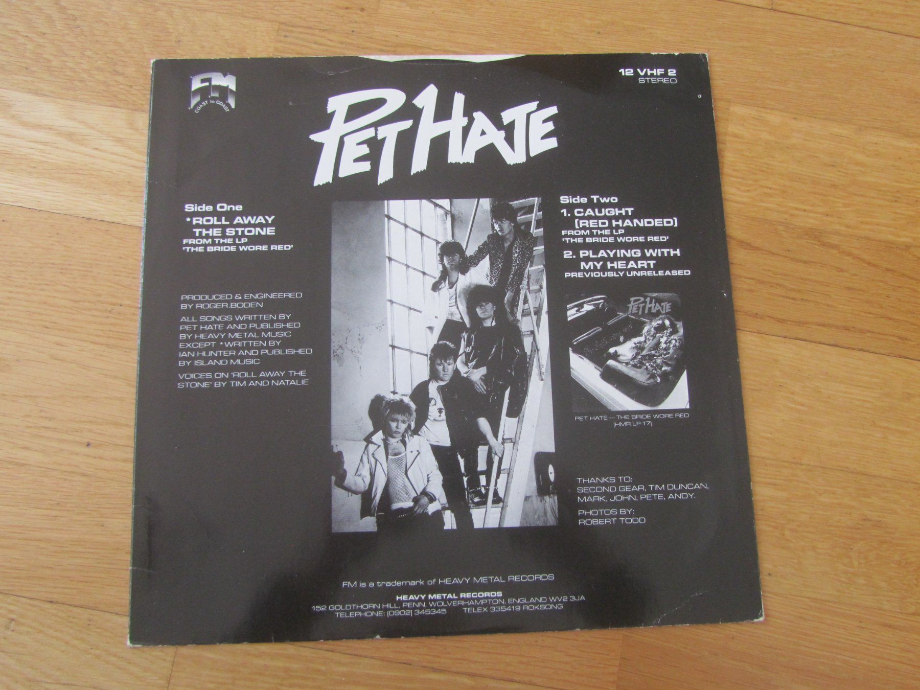 Dischi in vinile: Pet Hate – Roll Away The Stone, Single 12" – Usato da Seengen venduto da mikelele 3