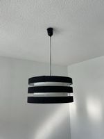 Moderne Hängeleuchte, schwarz-weiss, stylisch & elegant