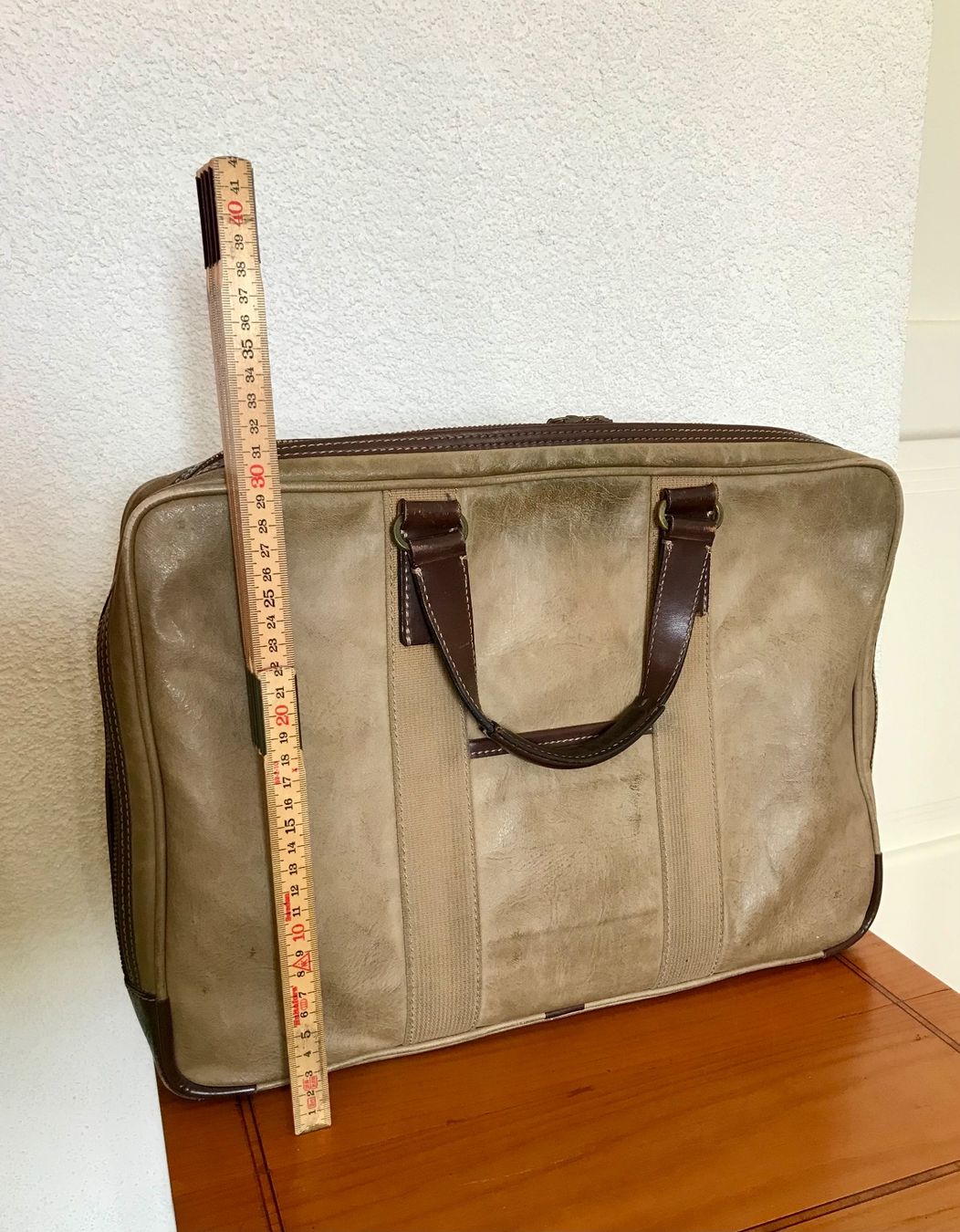 Koffer & Taschen: Vintage Ledertasche von Takeo Kikuchi – Gebraucht aus Basel von nostanz 6