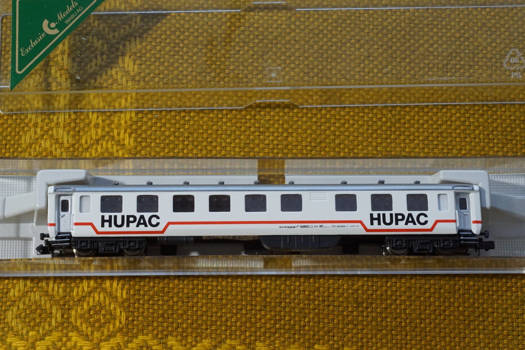 Wabu Modellini di ferrovie: WABU HUPAC Begleitwagen Spur N – Usato da Gränichen venduto da iknow 1