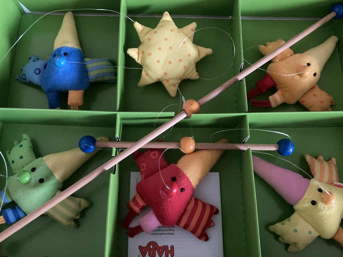 Tutte le decorazioni: Süsser Stoffvogel Deko Mobile-Kinderzimmer – Usato da Mühlau venduto da hofstattuhu 2