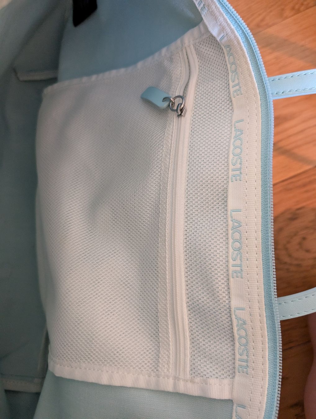 Lacoste Borse da donna: Lacoste Shopper hellblau large, makellos – Nuovo (secondo la descrizione) da Niederdorf venduto da Azariel 4