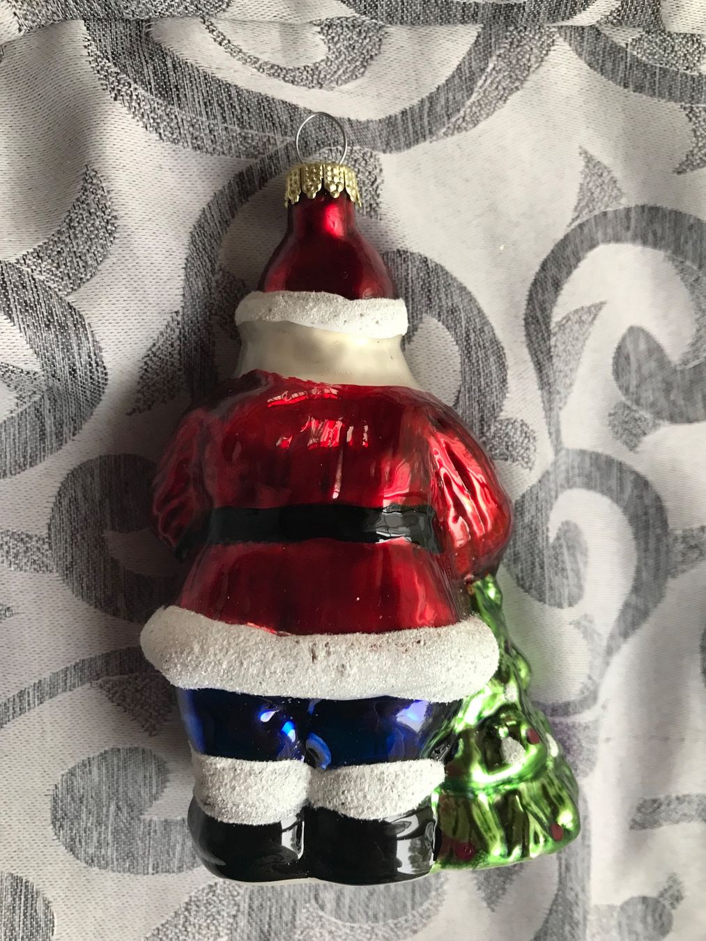 Tutte le decorazioni: Weihnachtsmann mit Tanne Christbaumschmuck – Nuovo e nell'imballaggio originale da Alpnach Dorf venduto da marvo 5