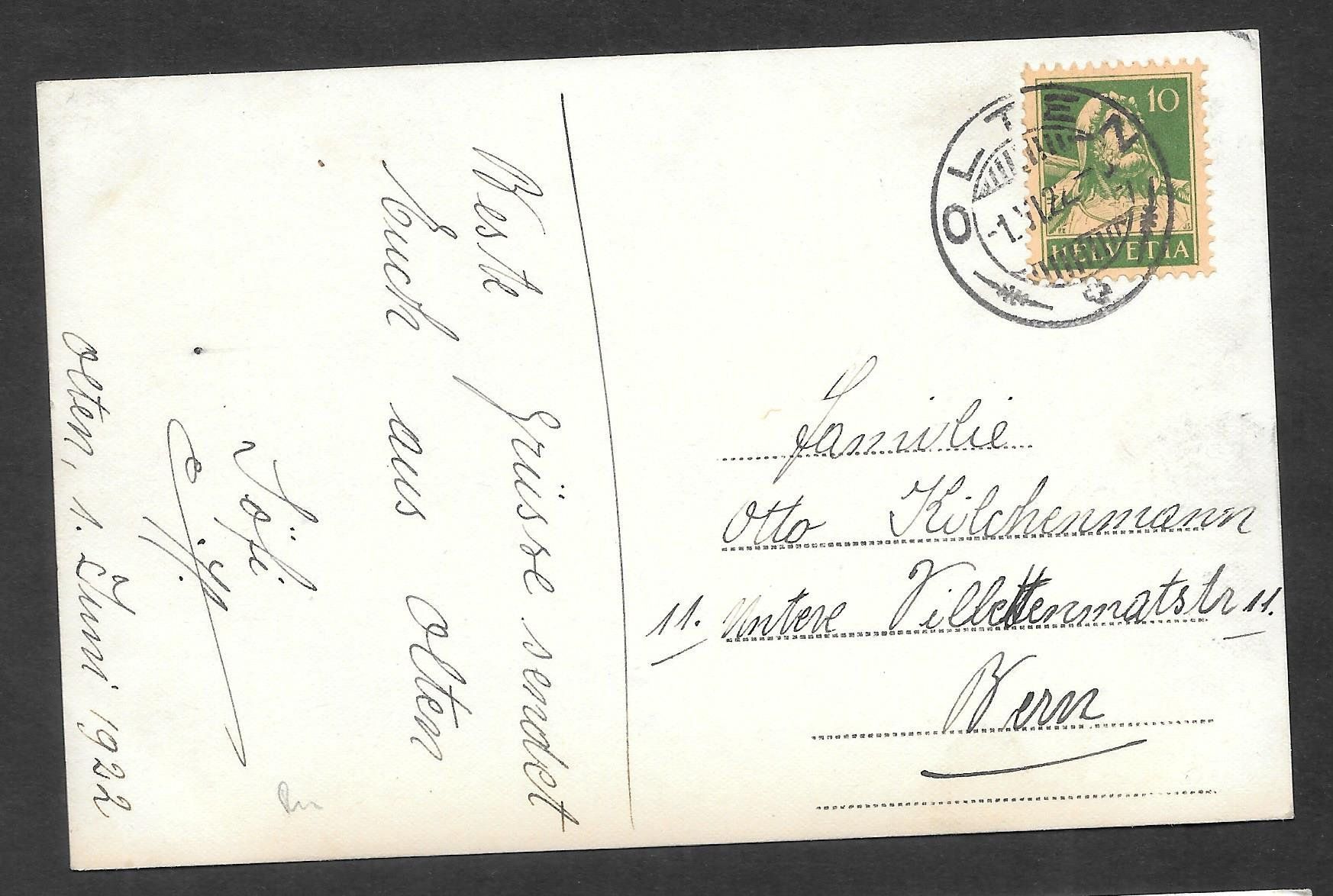 Cartoline postali: Olten Generalansicht vom Schöngrund aus – Usato da Olten venduto da clotaldi 1