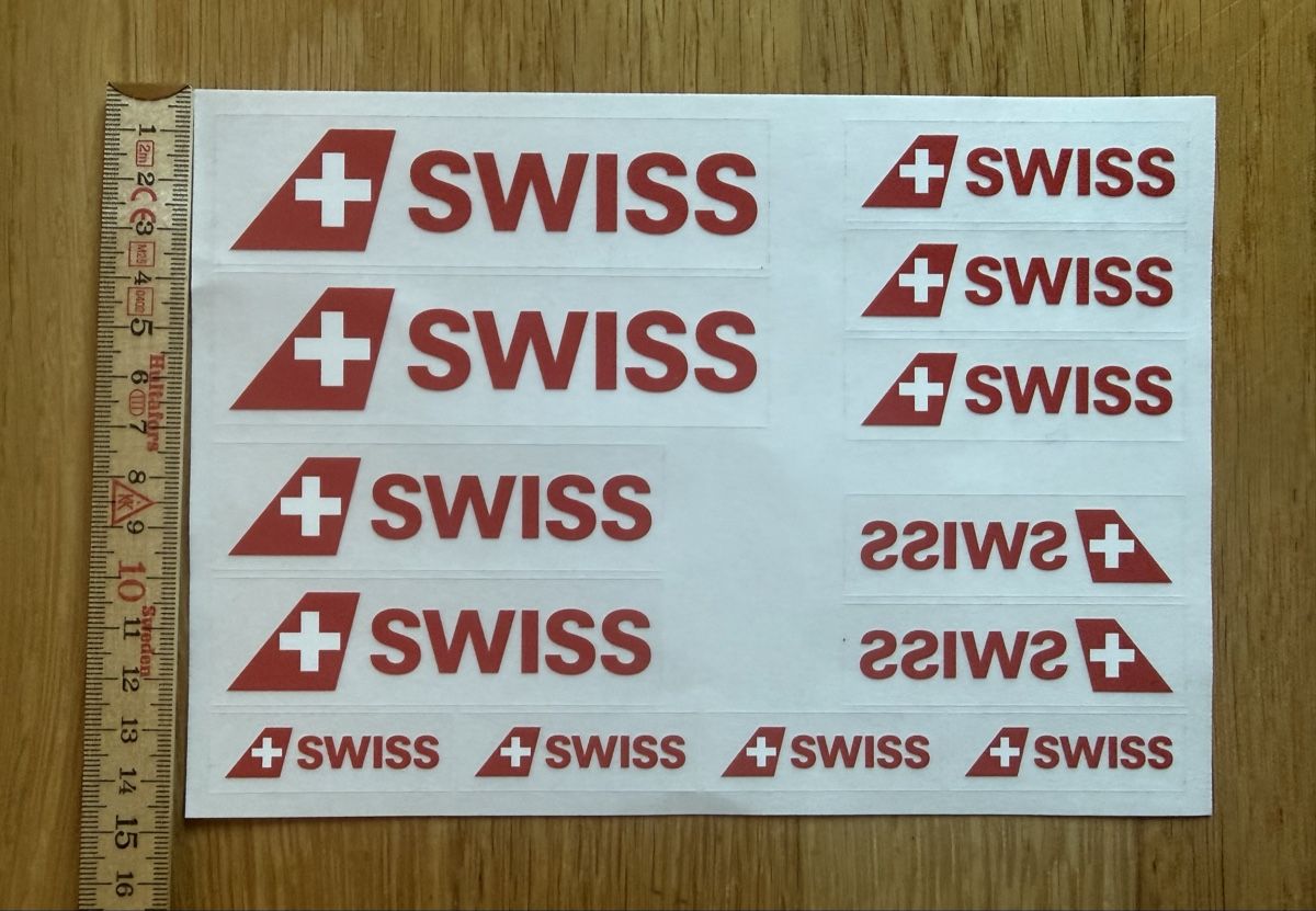 Sticker: Swiss Sticker Set – Nuovo (secondo la descrizione) da Bremgarten b. Bern venduto da airline-trolley 2