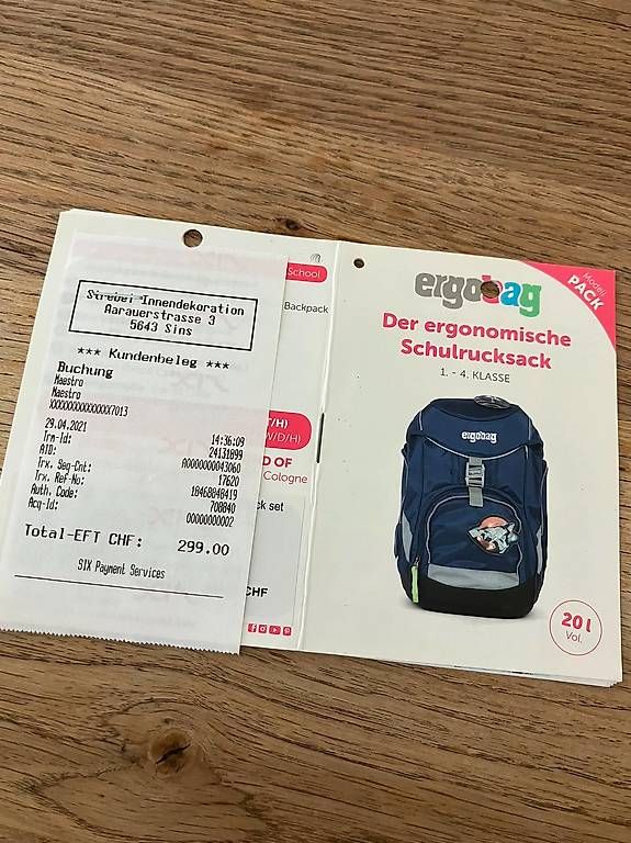 Borse & Zaini: Ergobag Schulthek / Rucksack / Schulranzen – Usato da Sins venduto da Icezeit0 4