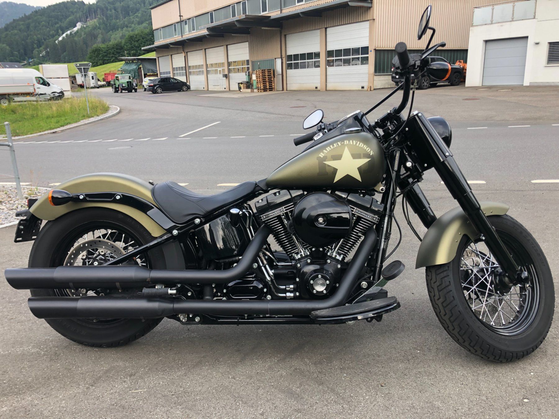 Harley-Davidson Chopper: Harley Davidson FLSS Softail Slim S110 ABS – Usato da Ibach venduto da jansim 1