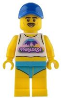 LEGO Minifigur Paradisa Beach Bro aus Set 21358 (idea235)
