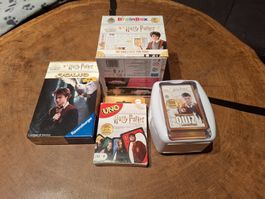 4 originale Harry Potter Spiele im Wert von ca. 52 CHF