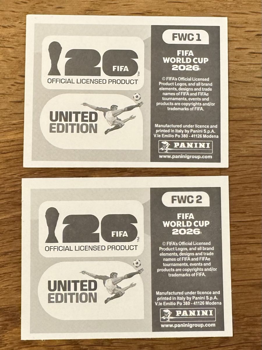 Panini Carte collezionabili: Panini World Cup FWC1+2 – Nuovo (secondo la descrizione) da Arbon venduto da homebender 1