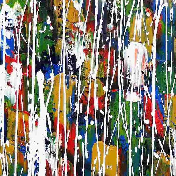 Riproduzioni & Creazioni: Abstrakt - Durch den Monsun II – Nuovo (secondo la descrizione) da Larnaca venduto da KunstDepot24 5