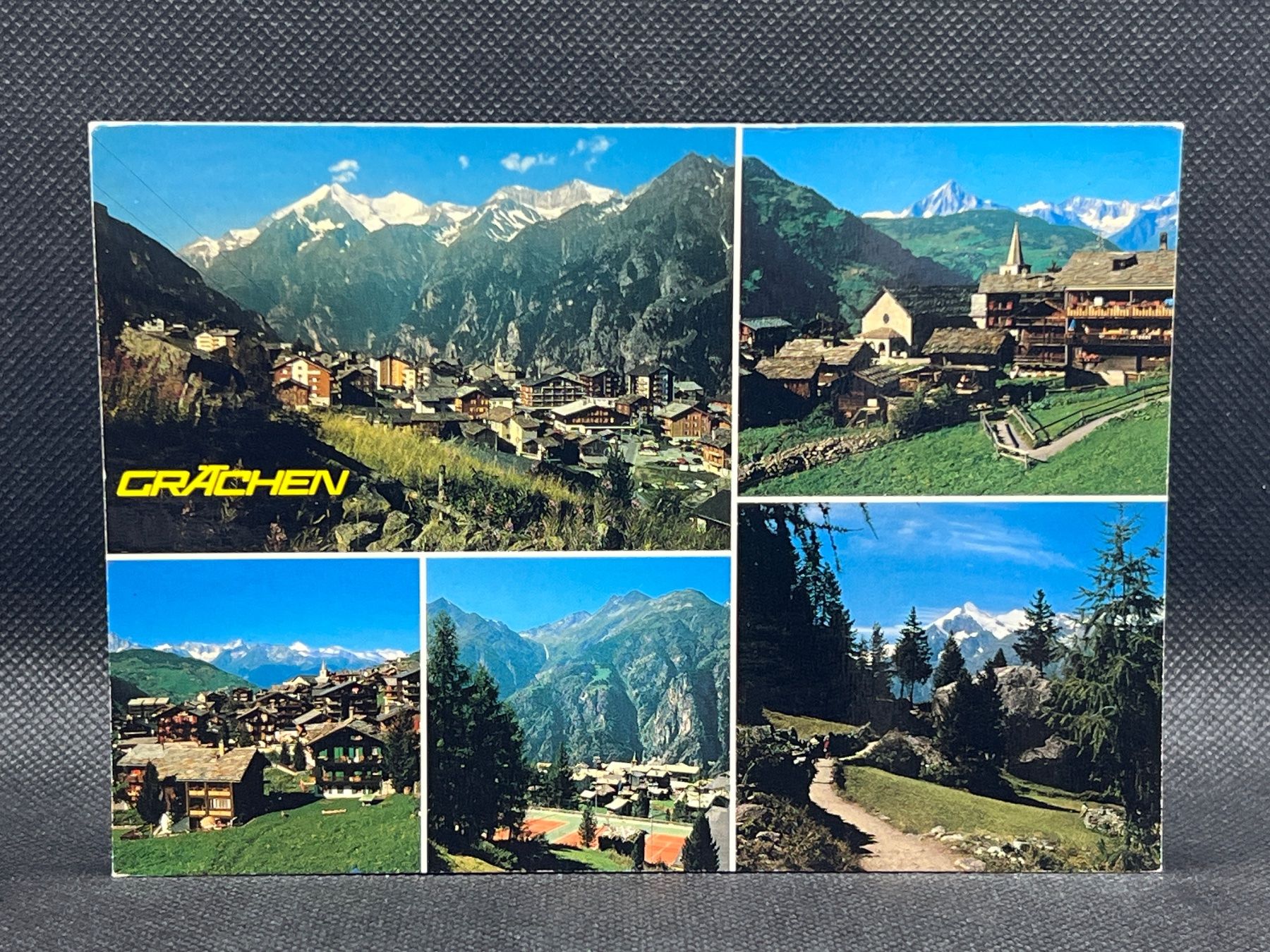 Cartoline postali: Grächen 1620m Wallis – Usato da Widnau venduto da Brusi9