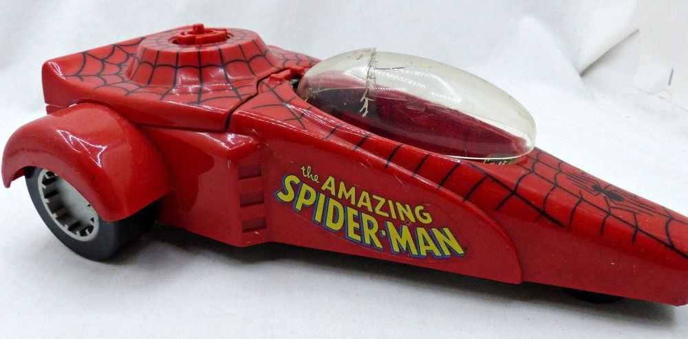 MARVEL SPIDERMAN DRAGSTER SCORPION SPIDER SLAYER TOYBIZ '90 | Kaufen ...