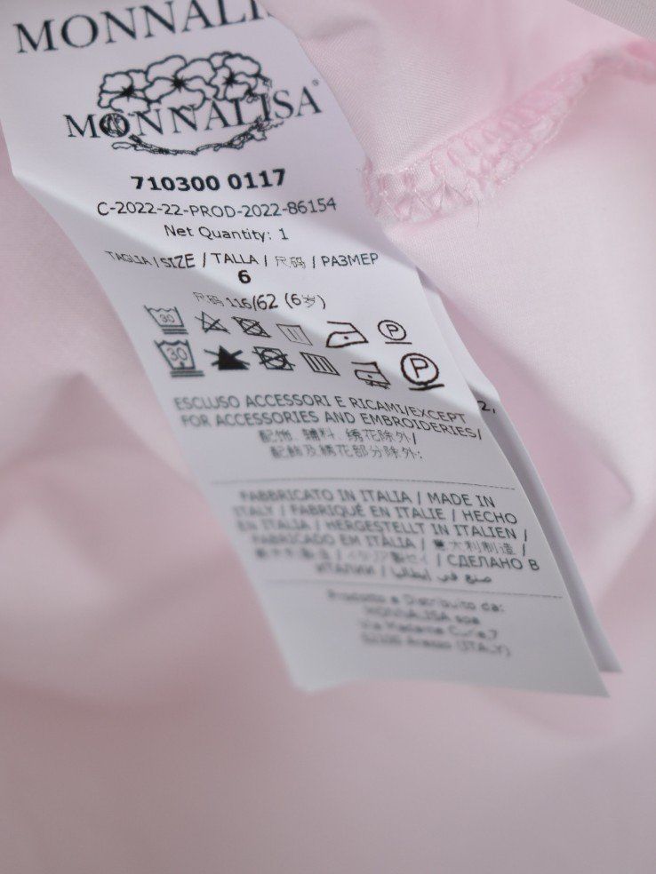 Monnalisa Camicette, T-shirt & Top: Monnalisa Bluse, rosa, Gr.116, neuwertig – Nuovo (secondo la descrizione) da Nürensdorf venduto da 2ND_STORY 9
