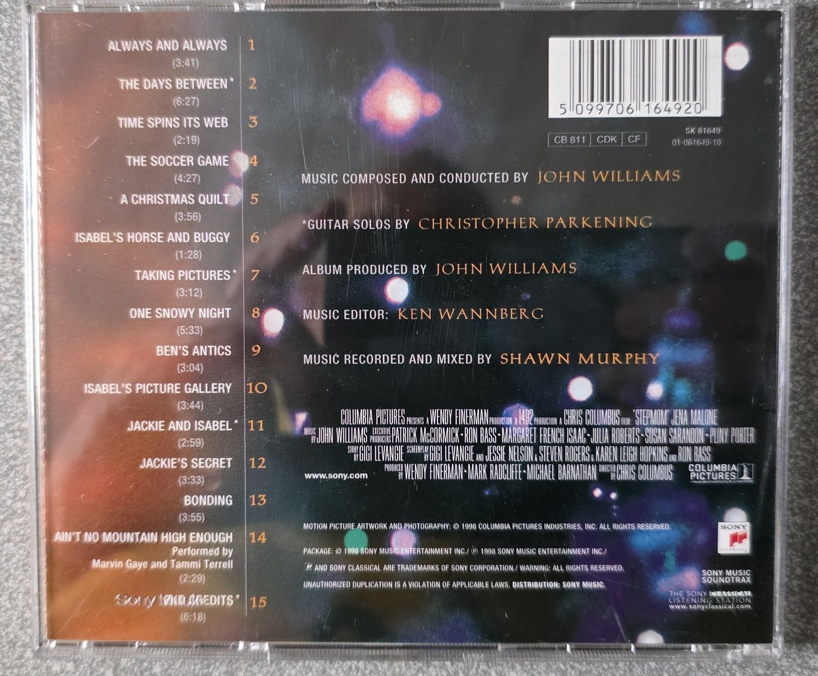 CDs: Stepmom - Original  Motion Picture Soundtrack CD – Gebraucht aus Oetwil am See von fineli2 1