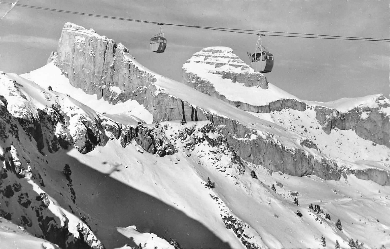Ansichtskarten: Le teleferique Leysin berneuse Gondelbahn – Gebraucht aus Biasca von Blenio71