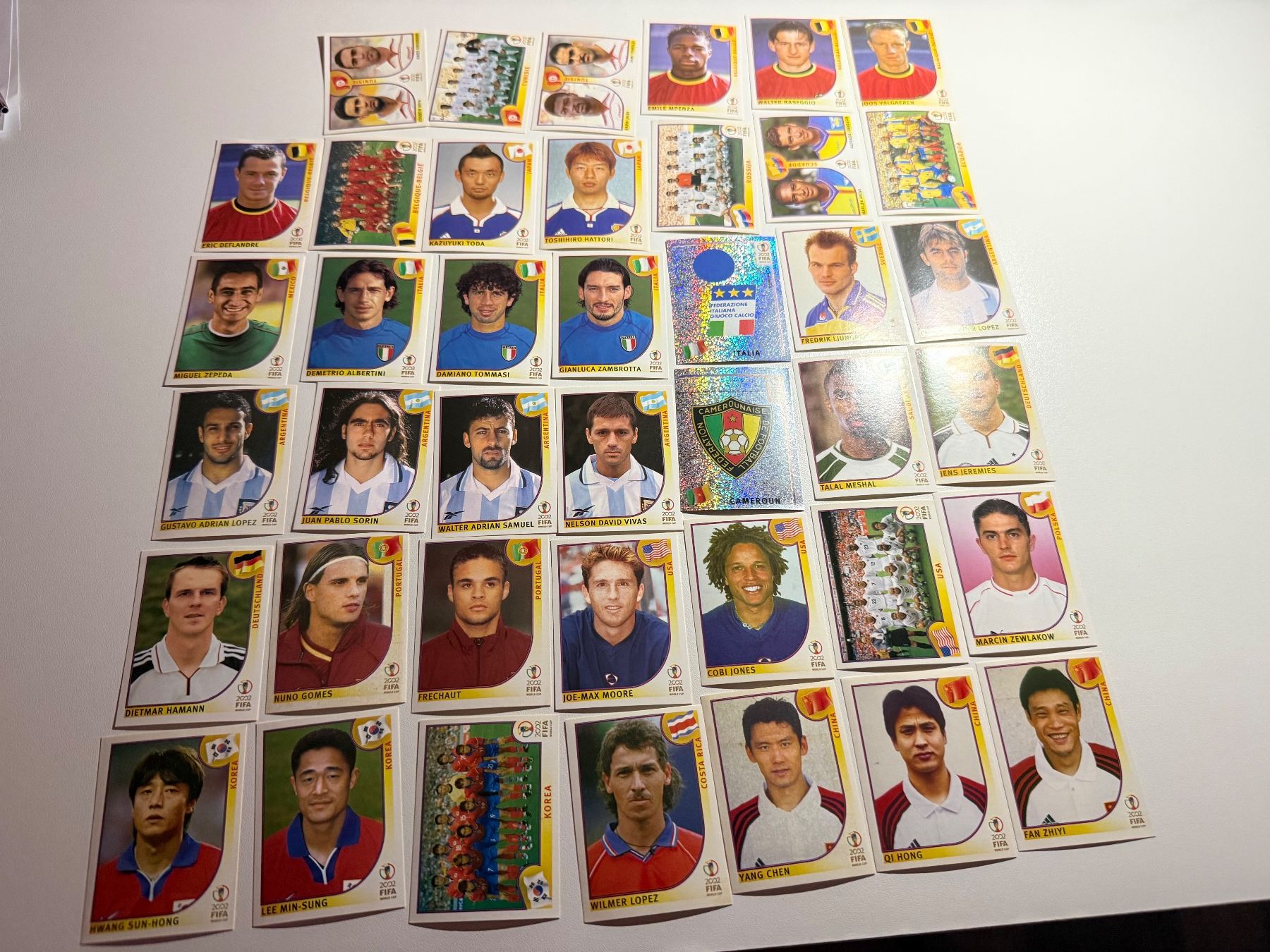 Panini Sammelbilder & Trading cards: Panini WM 2002 Lot 85 Stück – Neu (gemäss Beschreibung) aus Arbon von tlu_g68s