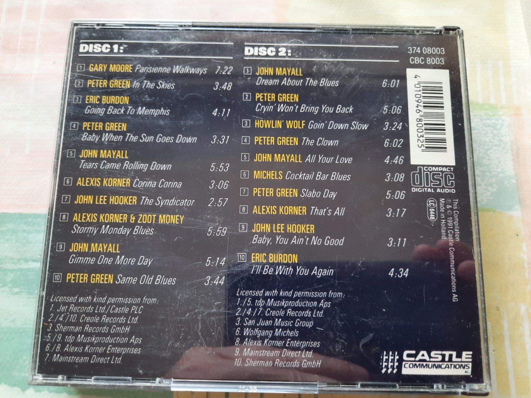 CDs: Cd Blues dreams - Soft and Lazy nights compilation – D'occasion à Pully par bro_n52j 2
