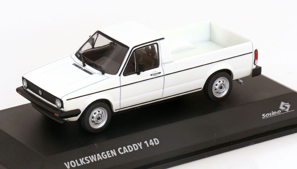 Volkswagen Modellini d'auto: VW CADDY 14D WEISS 1:43 SOLIDO – Nuovo e nell'imballaggio originale da Suhr venduto da Moebelsiralfred