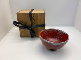 Teeschale Japan Chawan Keramik-  20. Jh. „Raku