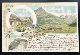 Gruss aus Engelberg Litho 