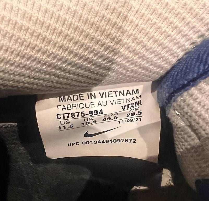 Nike Scarpe da uomo: NIKE Air blau/weiss Gr. 45,5 – Usato da Kilchberg ZH venduto da SyFo286 4
