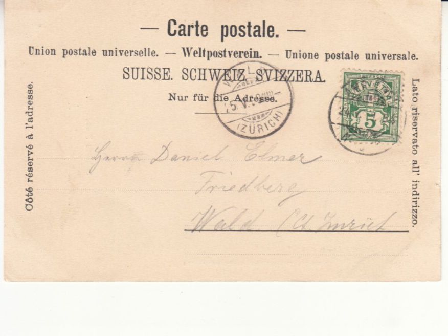 Cartoline postali: Frauenfeld 1900 – Usato da Bürglen TG venduto da StampGraf 1